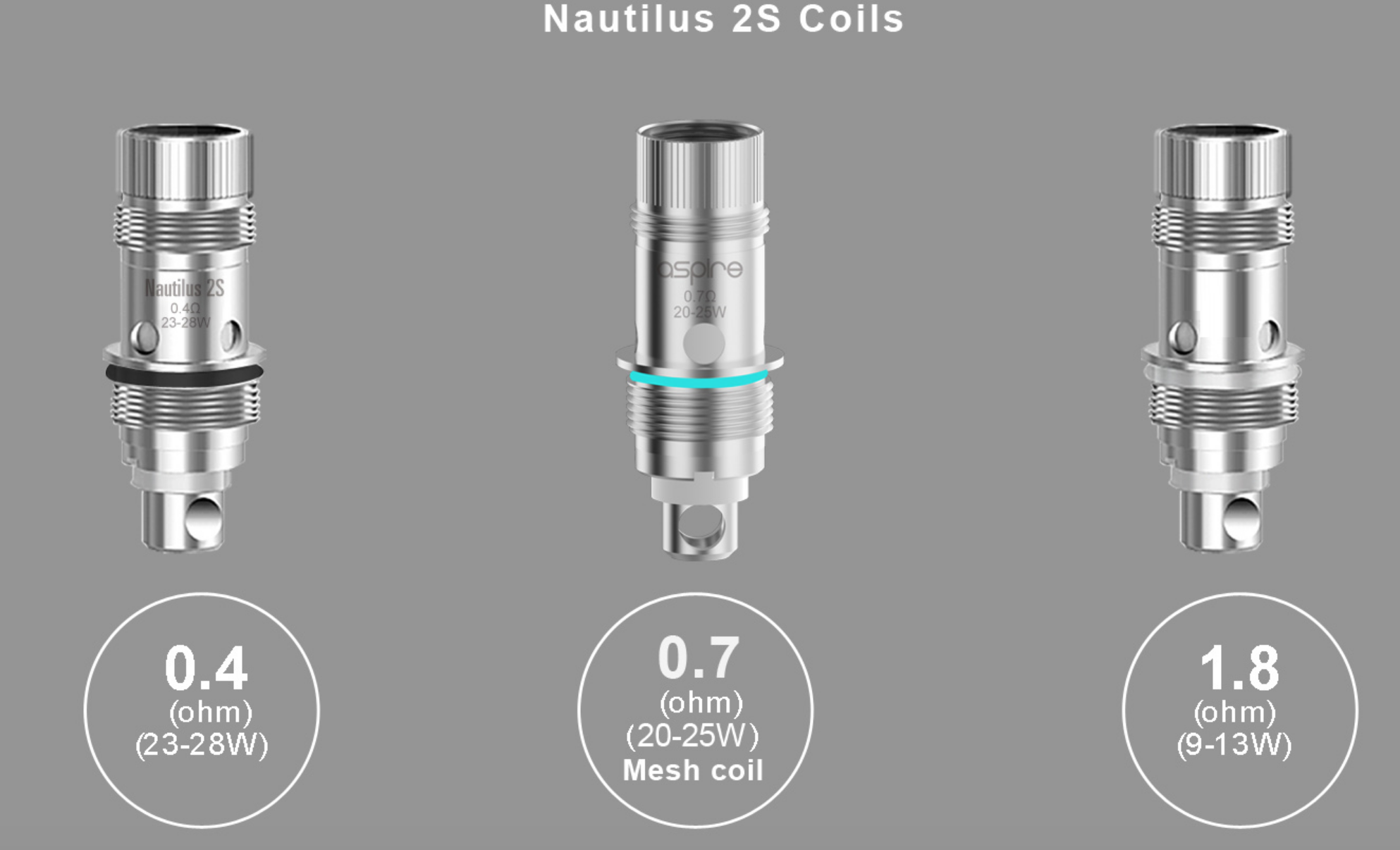 Nautilus 2S Coils Vape Heaven Uster