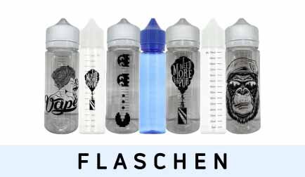 Leerflaschen für DIY E-Liquid PET, Glas, Chubby - VAPE.CH
