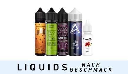 E-Liquid nach Geschmack finden: Fruchtig, Tabak & mehr