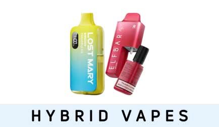 Hybrid Vapes - E-Cigarettes with up to 6000 Puffs - VAPE.CH