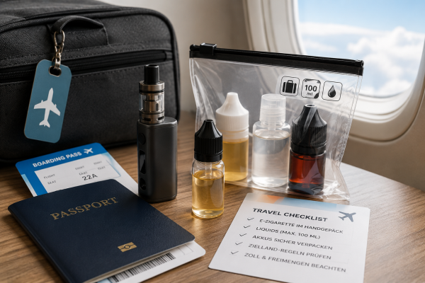 Reisen mit der E-Zigarette: Was muss man beachten? - Reisen mit der E-Zigarette: Ausland &amp; Flugzeug | Vape.ch