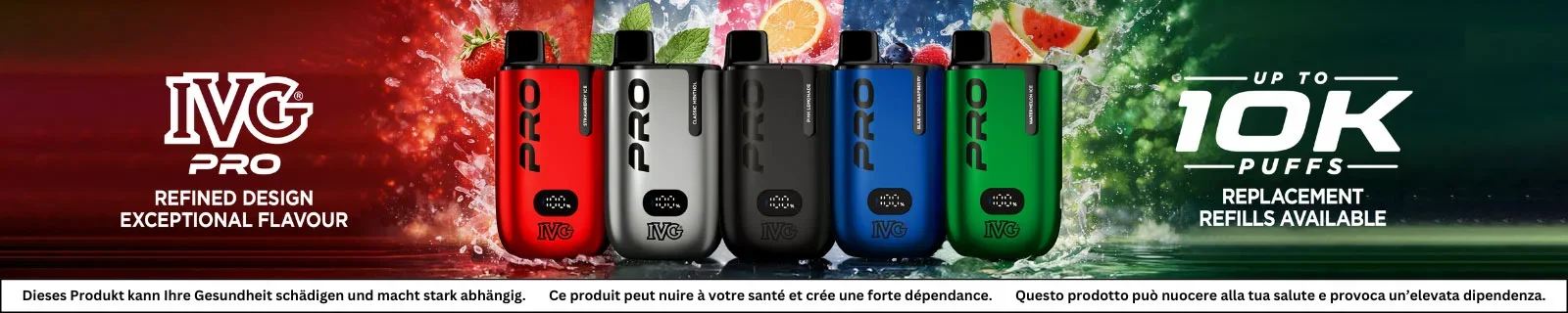 IVG PRO Kits with 5 different flavors ready to order now!