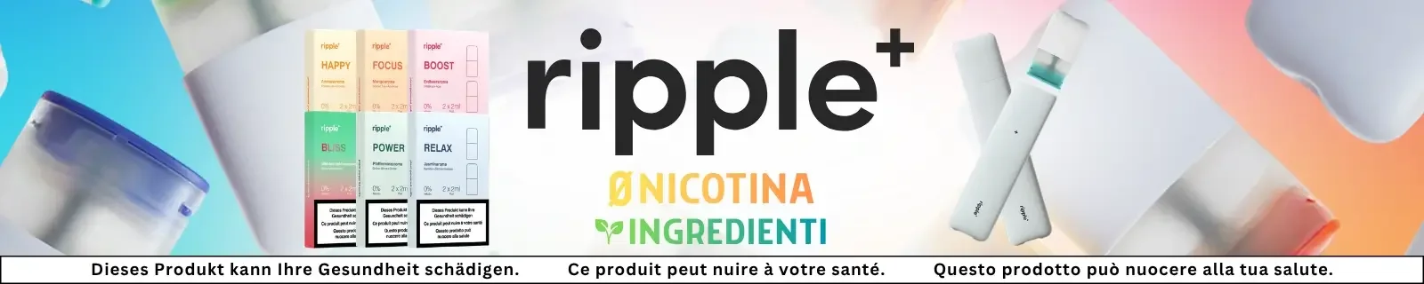Ripple Plus - tutto senza nicotina