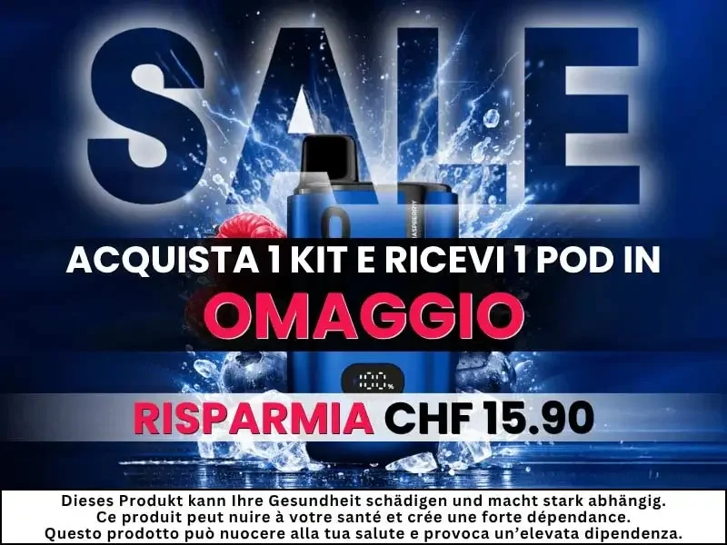 ACQUISTA 1 KIT E RICEVI 1 POD IN OMAGGIO