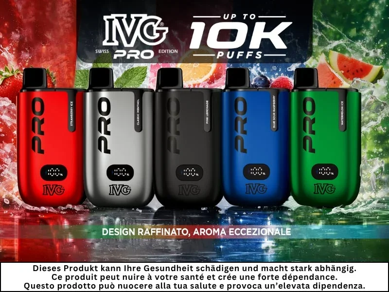 I kit IVG PRO in 5 gusti diversi sono già disponibili per l'ordine!