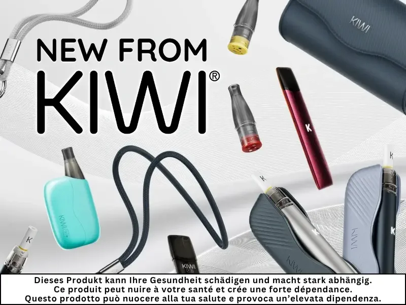 Discover new KIWI Vapor products and e-cigarette accessories