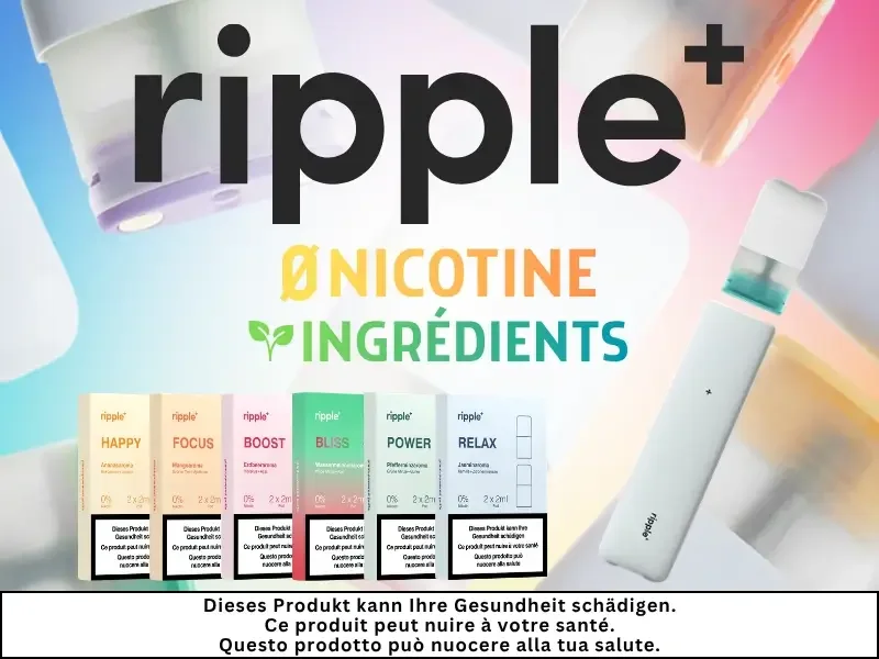 Ripple Plus - tout ça sans nicotine