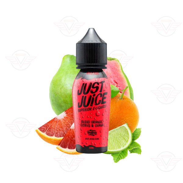 Just Juice - 50 ml liquido shortfill arancia rossa, agrumi e guava senza nicotina