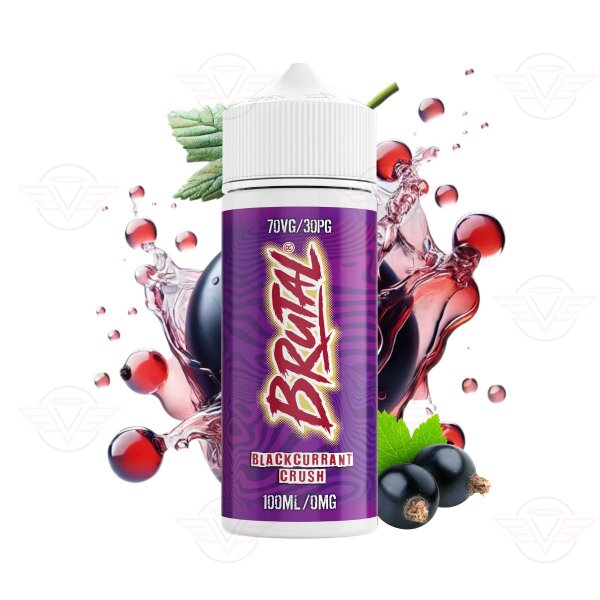 Just Juice Brutal Drinks - Blackcurrant Crush (Ribena) - 120ml Shortfill