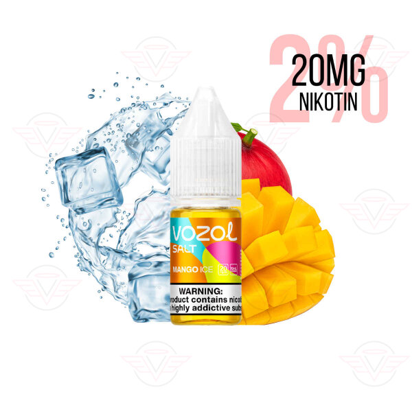 Vozol E-liquide 20mg/ml sel de nicotine Mango Ice