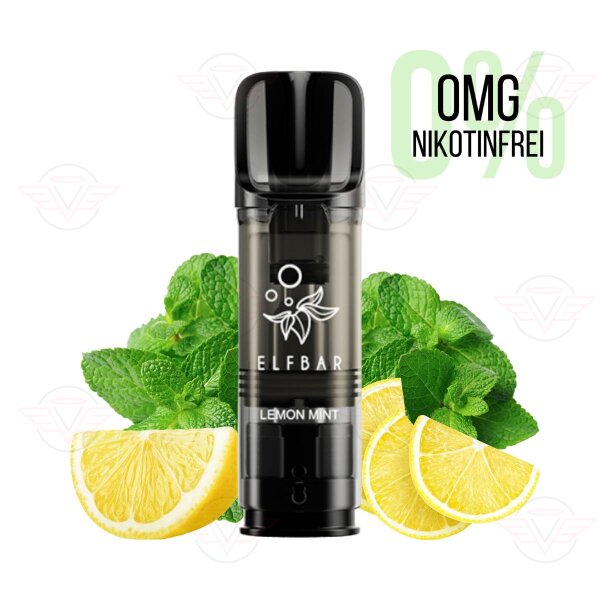 ELFBAR - ELFA Pro Pods Lemon Mint 0mg/ml