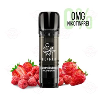 ELFBAR - ELFA Pro Pods Strawberry Raspberry 0mg/ml