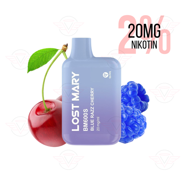 Lost Mary - BM600s  Blue Razz Cherry