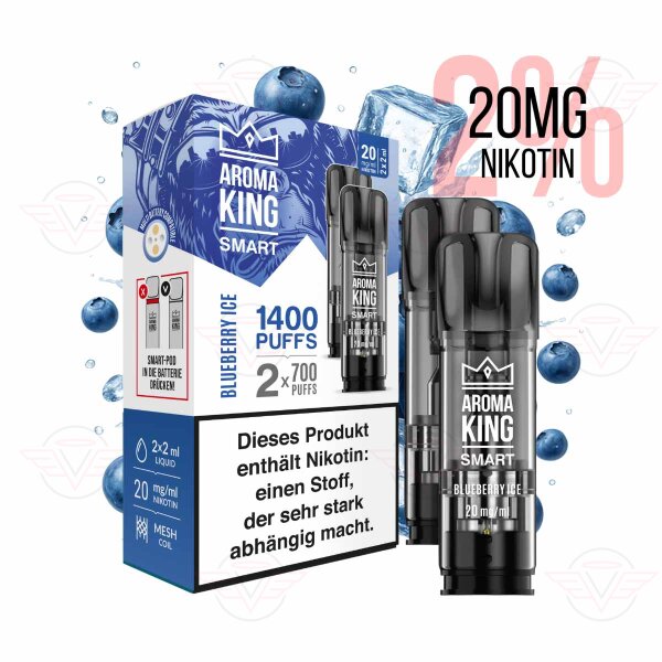 Aroma King - SMART Pods Blueberry Ice 20mg