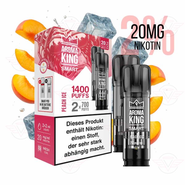 Aroma King - SMART Pods Peach Ice 20mg