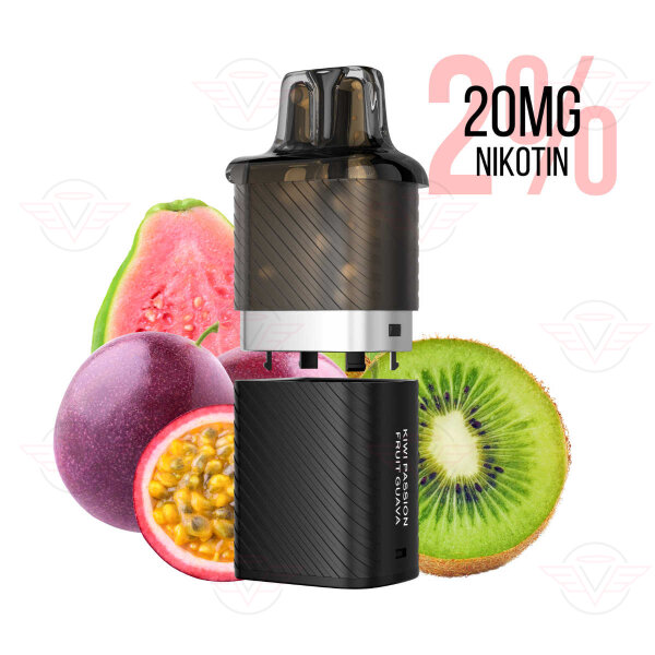 Vozol - Vista Plug Pods 20mg de sel de nicotine Kiwi Fruit de la Passion Goyave