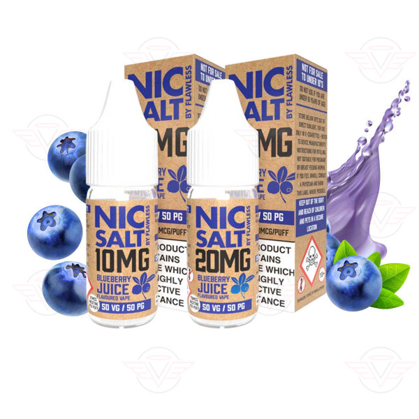 Flawless Nic Salt Blueberry Juice