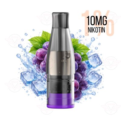 KIWI VAPOR - KIWI GO Plus Kartuschen Grape Ice 10mg/ml