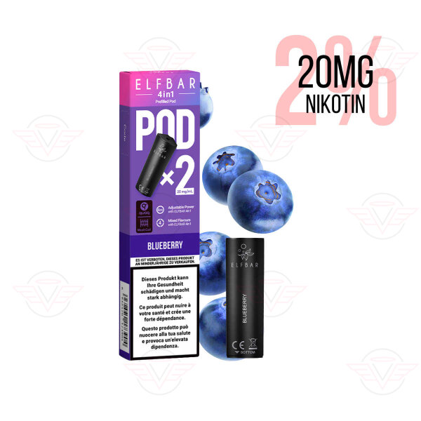 Elfbar - 4 in 1 Pod Blueberry