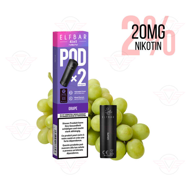 Elfbar - 4 in 1 Pod Grape