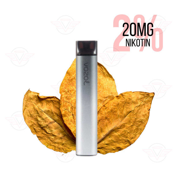 Vozol - Switch 600 Kit Black - Silver - Tobacco - MHDÜ