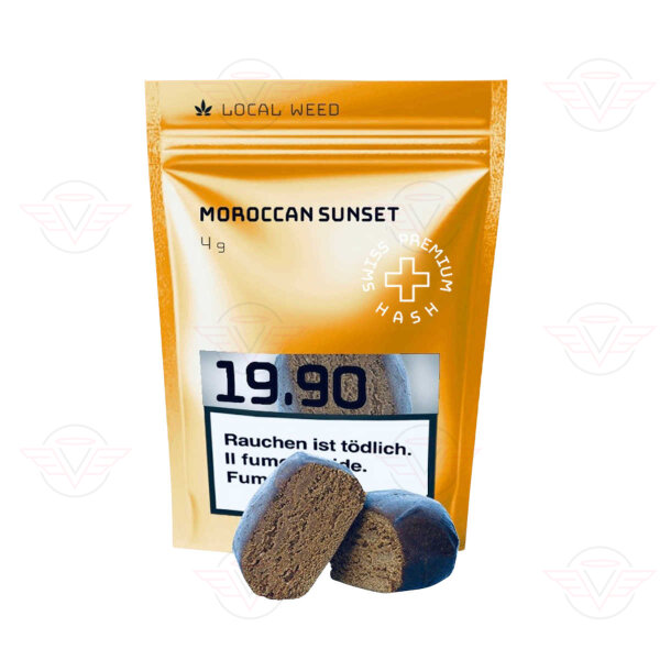 Local Weed -  Maroccan Sunset Hash 4g