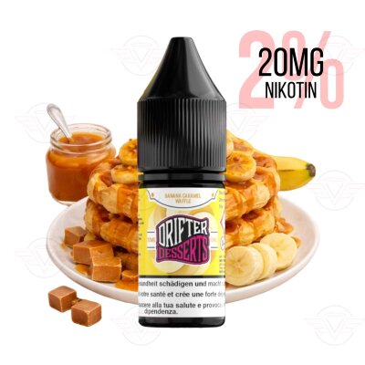 Drifter Desserts Bar Salts - Banana Caramel Waffle 20mg/ml