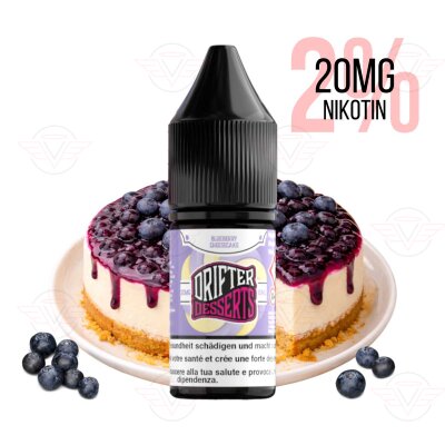 Drifter Desserts Bar Salts - Blueberry Cheesecake 20mg/ml