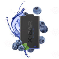J Well - X-BAR X-Shisha Blue Dream (Blueberry) Pod 0mg -...