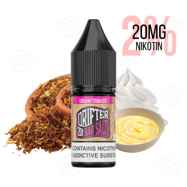 Drifter Bar Salts - Cream Tobacco 20mg/ml - MHDÜ