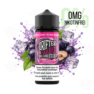 Drifter Bar Juice - Blackcurrant Ice 120ml Shortfill Ohne Nikotin