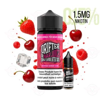 Drifter Bar Juice - Strawberry Raspberry Cherry 120ml...
