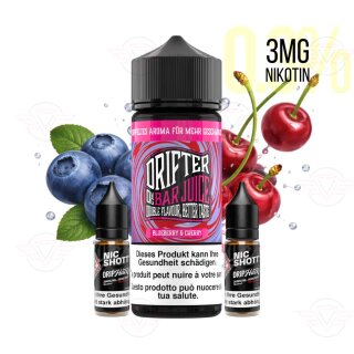 Drifter Bar Juice - Mirtillo e ciliegia 120 ml liquido...