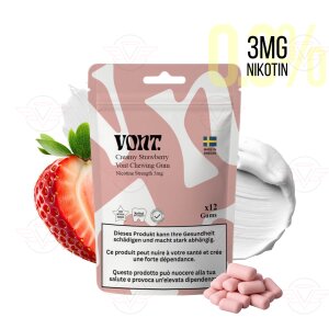 Vont - Nikotinkaugummi Creamy Strawberry