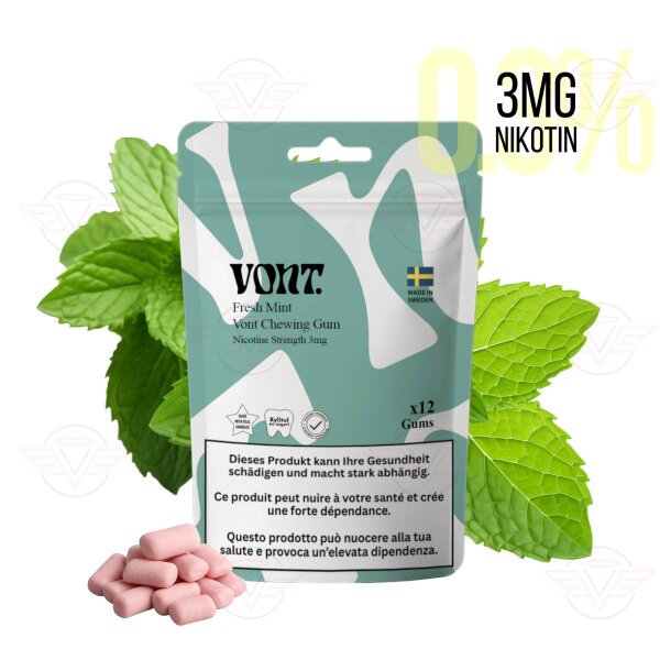 Vont - Nikotinkaugummi Fresh Mint