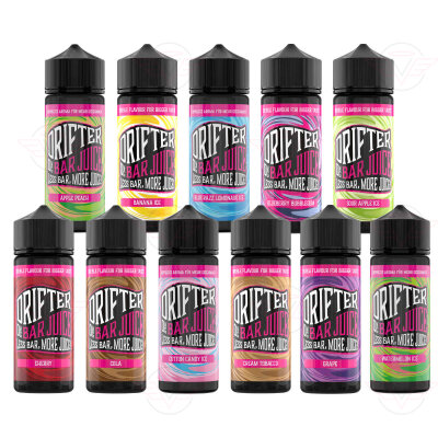 Drifter Bar Juice - Sour Blueberry Ice 120ml Shortfill Liquid 1.5mg/ml