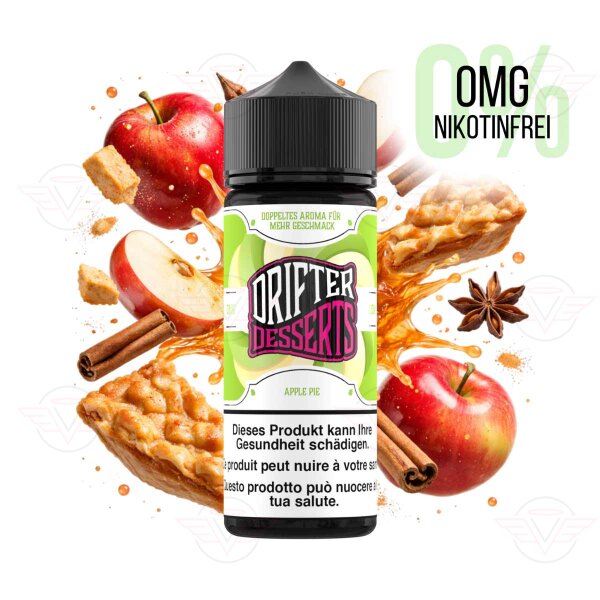 Drifter Desserts Bar Juice - Apple Pie - 120ml Shortfill Ohne Nikotin