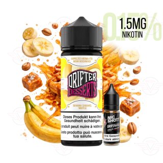 Drifter Desserts Bar Juice - Banana Caramel Waffle -...