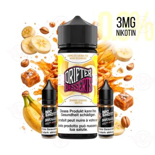 Drifter Desserts Bar Juice - Banana Caramel Waffle -...
