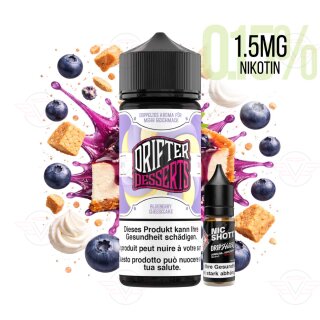 Drifter Desserts Bar Juice - Blueberry Cheesecake - 120ml...