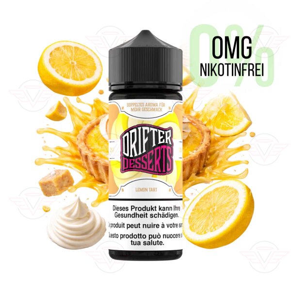 Drifter Desserts Bar Juice - Lemon Tart - 120ml Shortfill - Ohne Nikotin