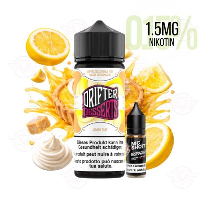 Drifter Desserts Bar Juice - Lemon Tart - 120ml Shortfill - 1.5mg/ml