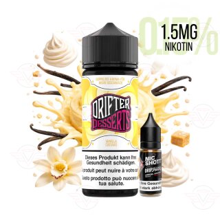 Drifter Desserts Bar Juice - Vanilla Custard - 120ml...