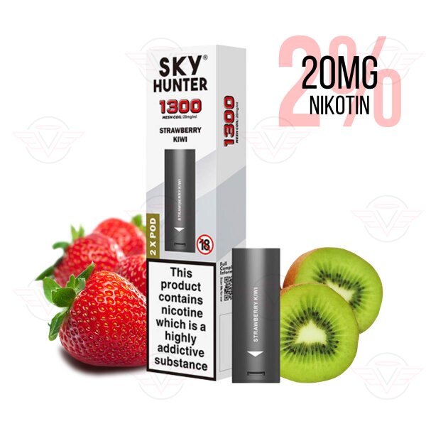 Sky Hunter - Prefilled Pods with Mesh Coil Strawberry Kiwi - MHDÜ