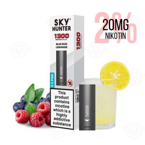 Sky Hunter - Prefilled Pods mit Mesh Coil Blue Razz...