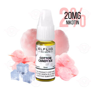 Elfbar - Elfliq Cotton Candy Ice (P&B Cloudd) 20mg/ml...