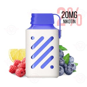 Vozol - Gear 600 Einweg Vape Blue Razz Lemon 20mg/ml -...