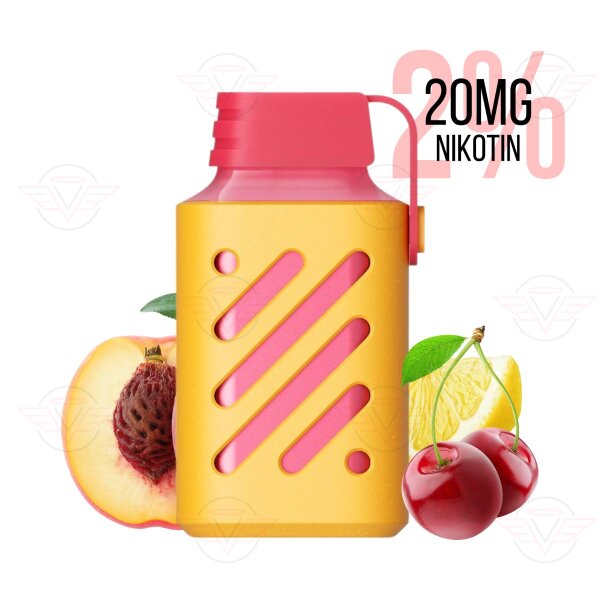Vozol - Gear 600 Einweg Vape Cherry Peach Lemon 20mg/ml - MHDÜ
