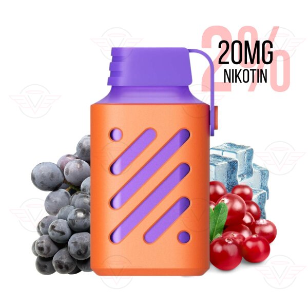 Vozol - Gear 600 Disposable Vape Cranberry Grape Ice 20mg - MHDÜ