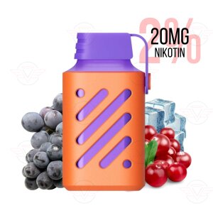 Vozol - Gear 600 Einweg Vape Cranberry Grape Ice 20mg -...